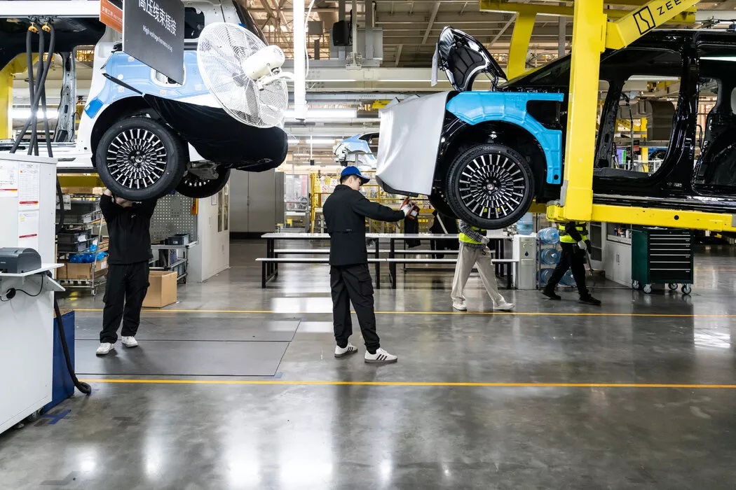 吉利汽车在宁波的汽车装配线 吉利汽车在宁波的汽车装配线